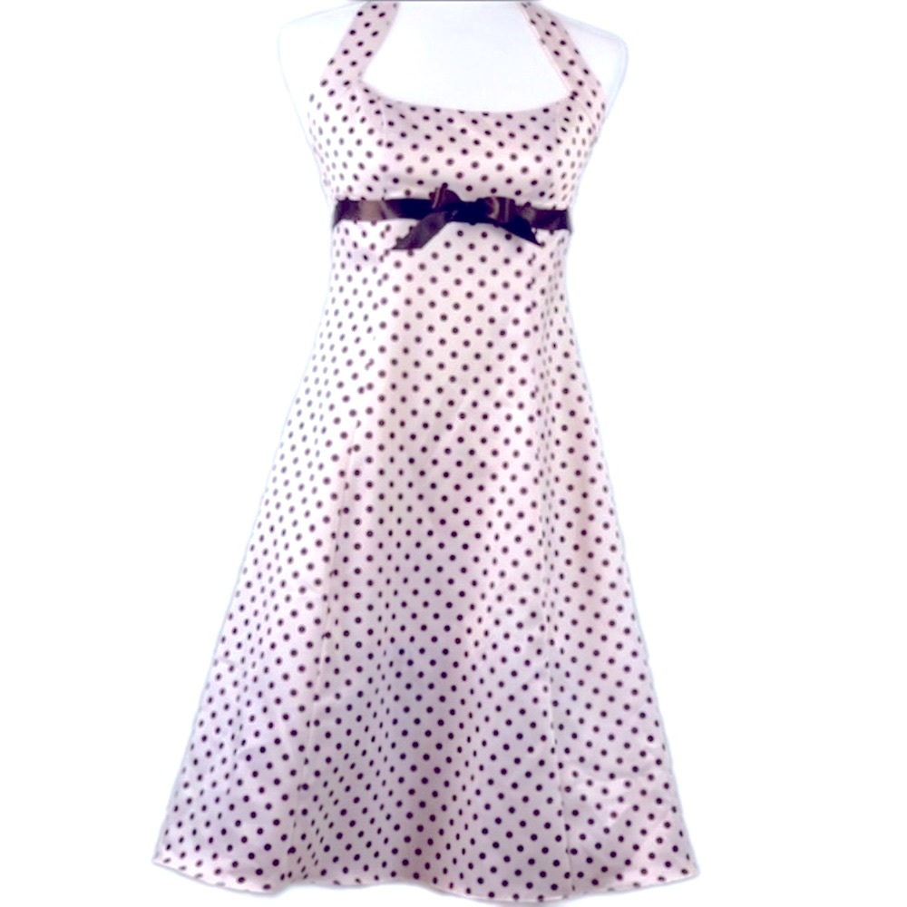 ZUM ZUM by Niki Livas Retro Halter Pinup 50’s Vintage Style Dress Approx 9/10